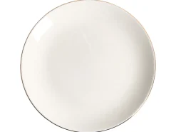 Discount Beliani CUMIN Porcellana Bianco sporco / Oro Bianco Oro