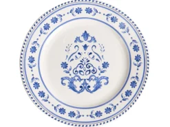 Outlet Beliani GALANGAL Porcellana Bianco/Blu Bianco Blu