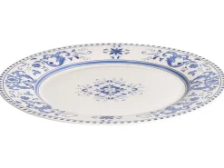 Outlet Beliani GALANGAL Porcellana Bianco/Blu Bianco Blu