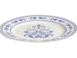 Outlet Beliani GALANGAL Porcellana Bianco/Blu Bianco Blu