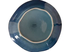 Hot Beliani Set di 16 stoviglie HAWTHORN Gres porcellanato Blu