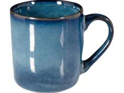 Hot Beliani Set di 16 stoviglie HAWTHORN Gres porcellanato Blu