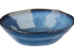 Hot Beliani Set di 16 stoviglie HAWTHORN Gres porcellanato Blu