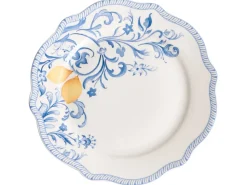 Hot Beliani LOVAGE Porcellana Bianco Bianco Blu