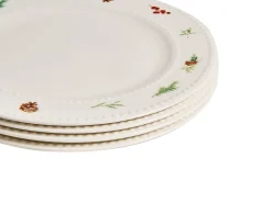 Discount Beliani Set di 16 stoviglie MARJORAM Porcellana Bianco