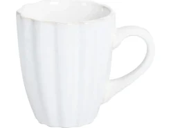 New Beliani Set di 16 stoviglie NETTLE Gres porcellanato sporco Bianco