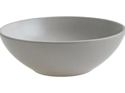 Outlet Beliani Set di 18 stoviglie VIVANI Gres porcellanato Grigio