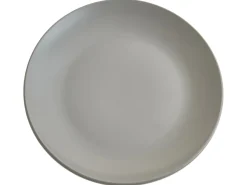 Outlet Beliani Set di 18 stoviglie VIVANI Gres porcellanato Grigio