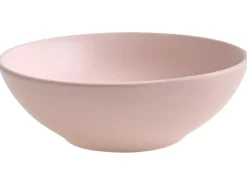 Best Beliani Set di 18 stoviglie VIVANI Gres porcellanato Rosa