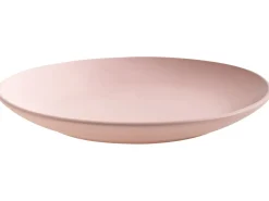 Best Beliani Set di 18 stoviglie VIVANI Gres porcellanato Rosa