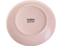Best Beliani Set di 18 stoviglie VIVANI Gres porcellanato Rosa