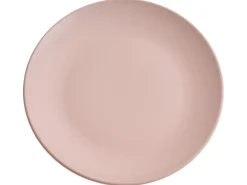 Best Beliani Set di 18 stoviglie VIVANI Gres porcellanato Rosa