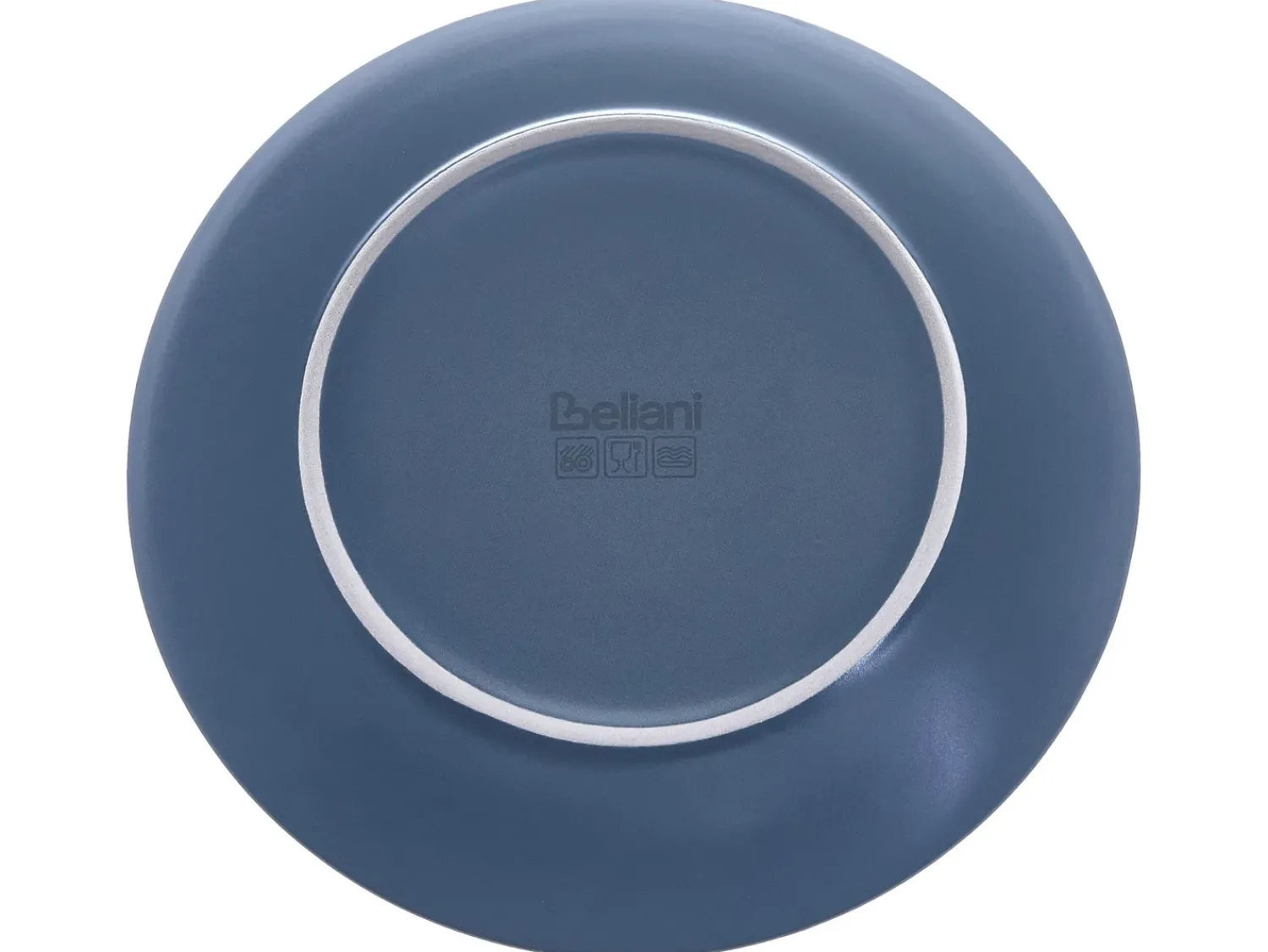 Hot Beliani Set di 18 stoviglie VIVANI Gres porcellanato Blu