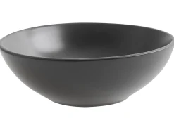 Online Beliani Set di 18 stoviglie VIVANI Gres porcellanato Nero