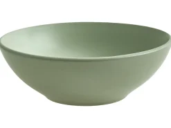 Beliani Set di 18 stoviglie VIVANI Gres porcellanato Verde