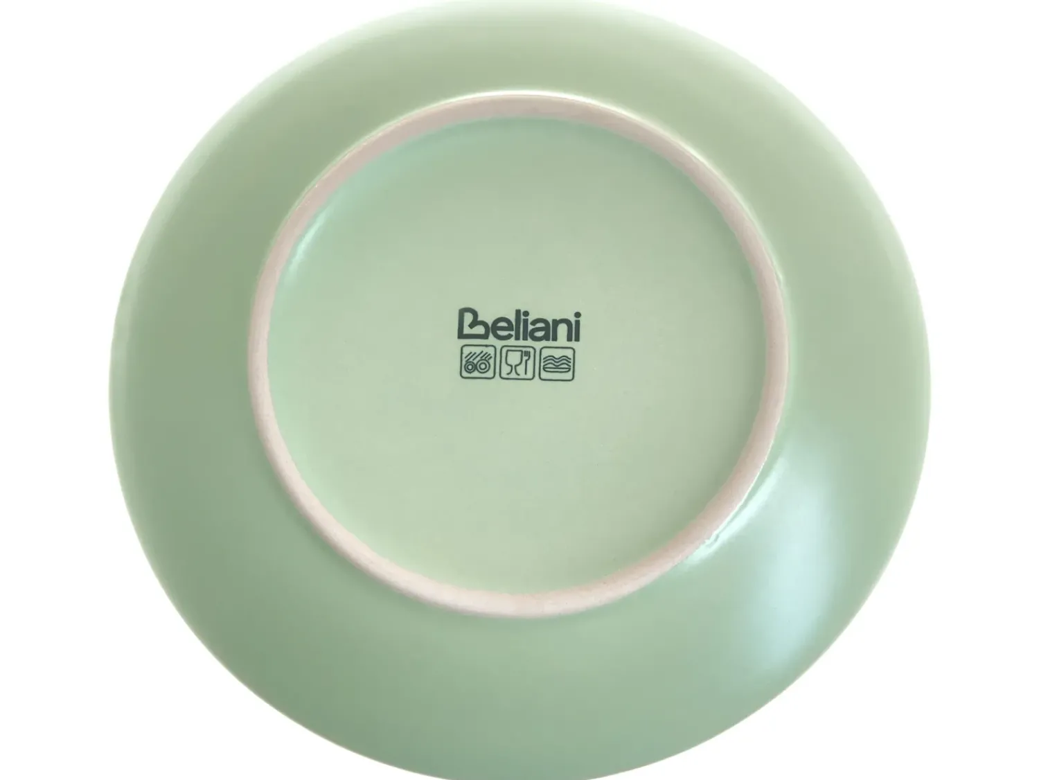 Beliani Set di 18 stoviglie VIVANI Gres porcellanato Verde