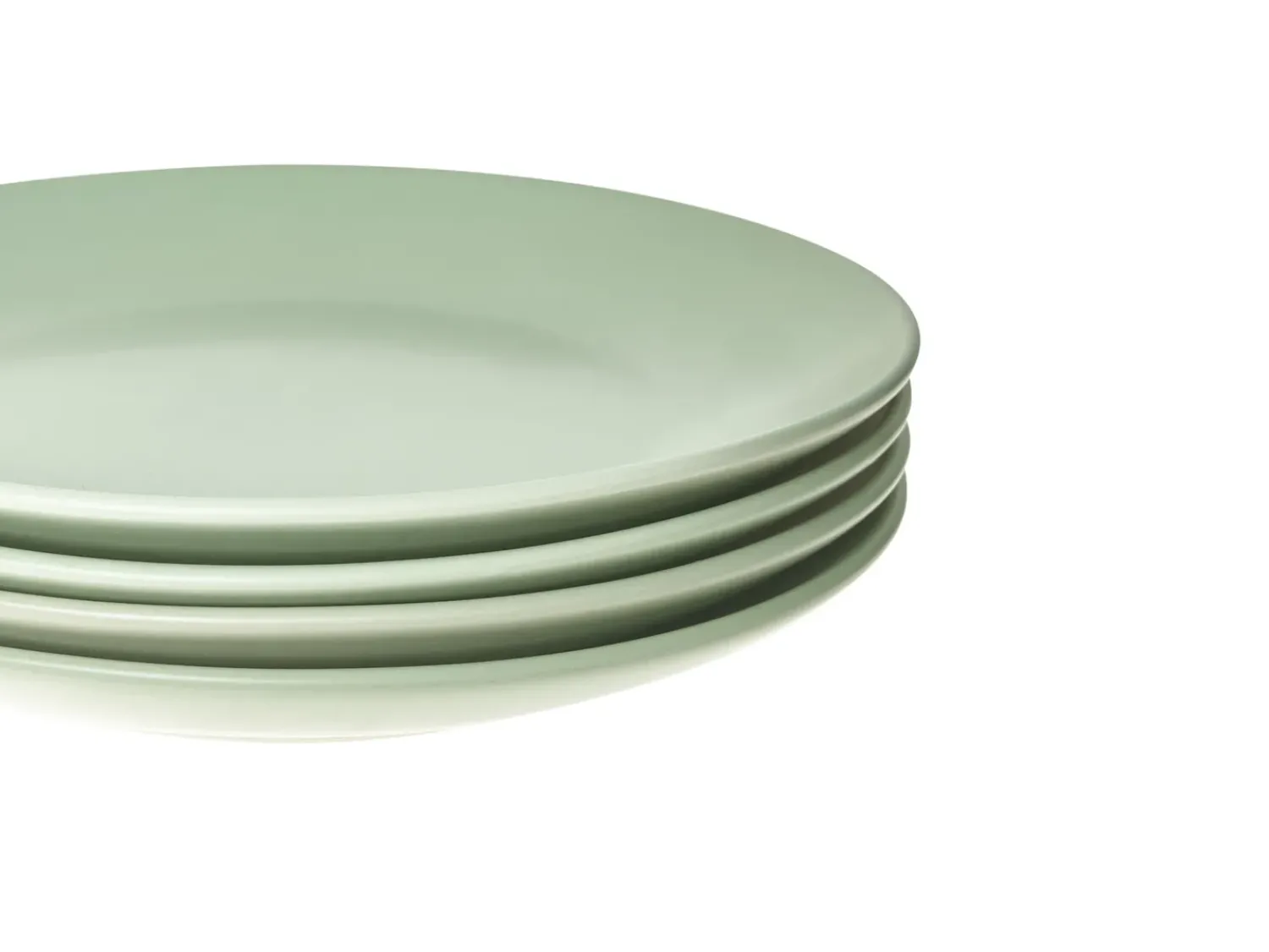 Beliani Set di 18 stoviglie VIVANI Gres porcellanato Verde
