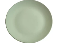 Beliani Set di 18 stoviglie VIVANI Gres porcellanato Verde