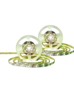 Online Beliani Set di 2 strisce luminose a LED KIKORI 500 cm con telecomando Multicolore Bianco Multicolore
