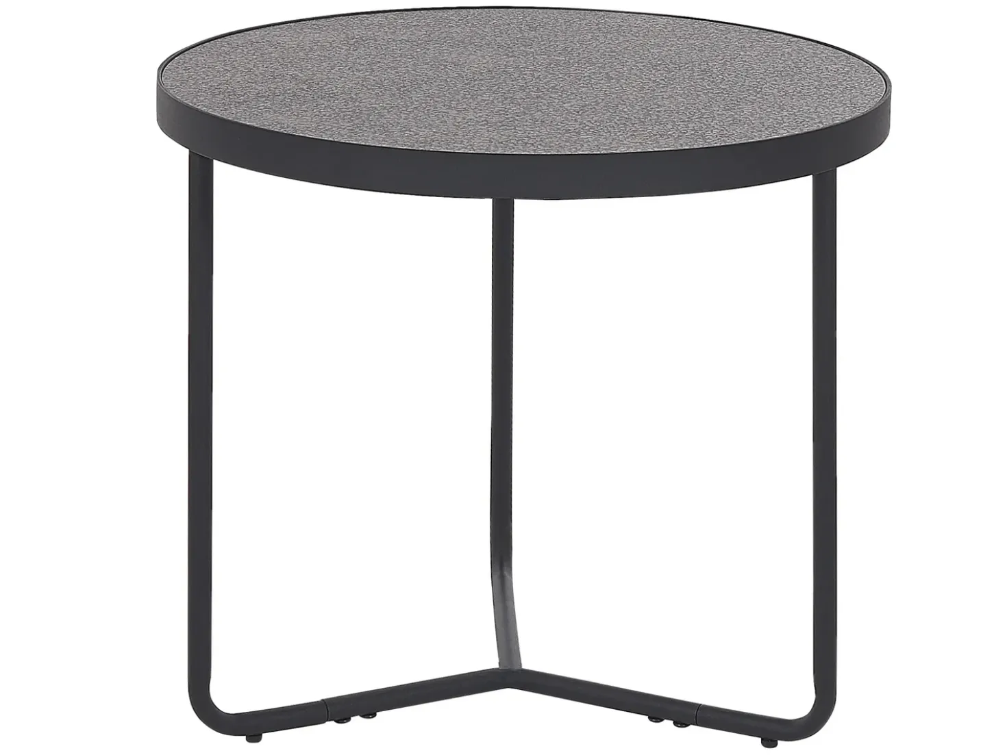 Set di 3 tavolini da caffè MELODY Grigio effetto cemento