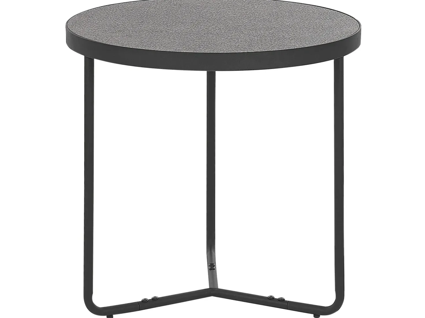 Set di 3 tavolini da caffè MELODY Grigio effetto cemento