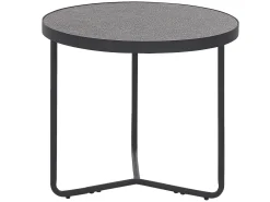 Set di 2 tavolini da caffè MELODY Grigio effetto cemento