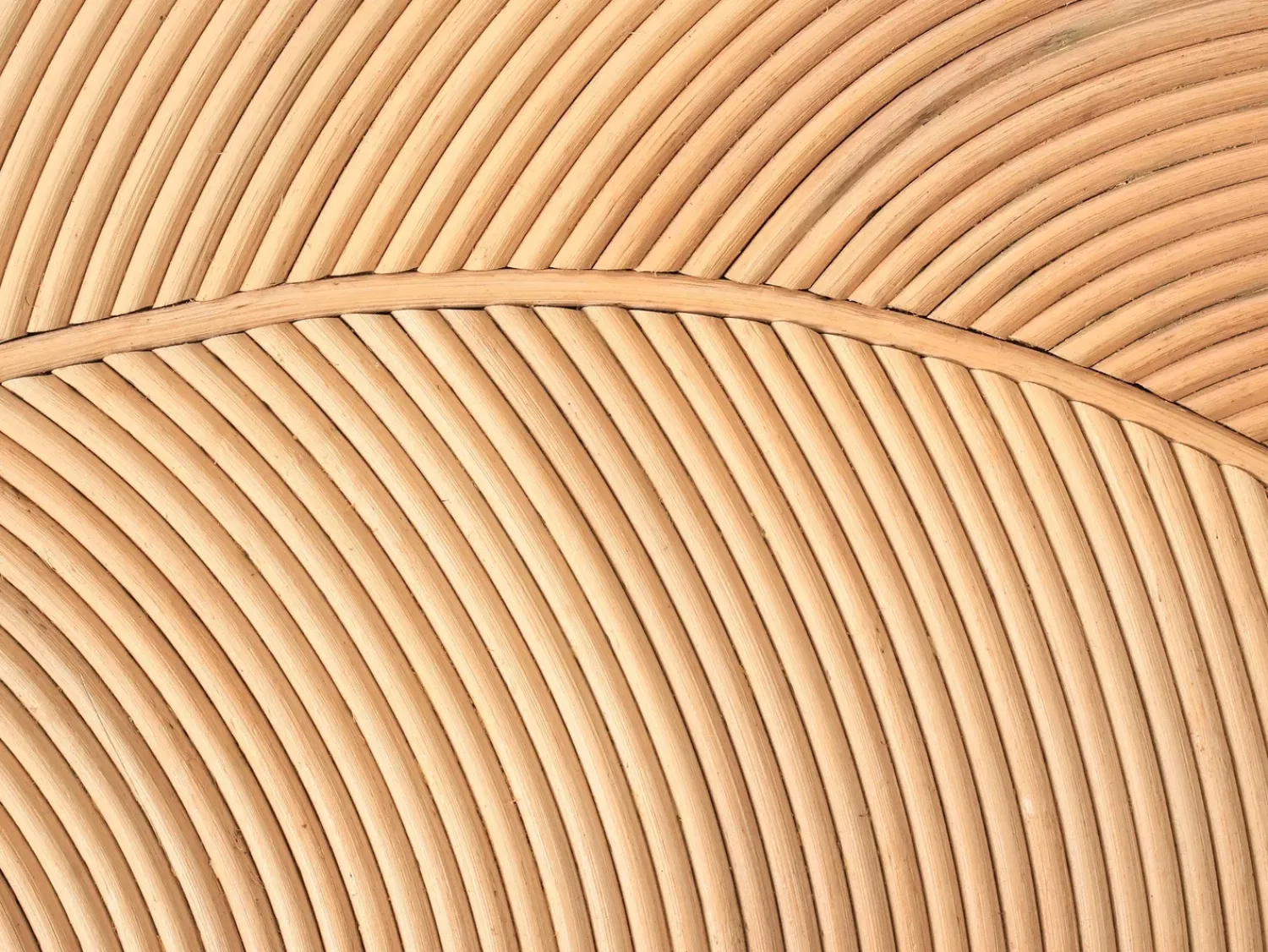 Outlet Beliani PARALIA Rattan Naturale Beige Naturale