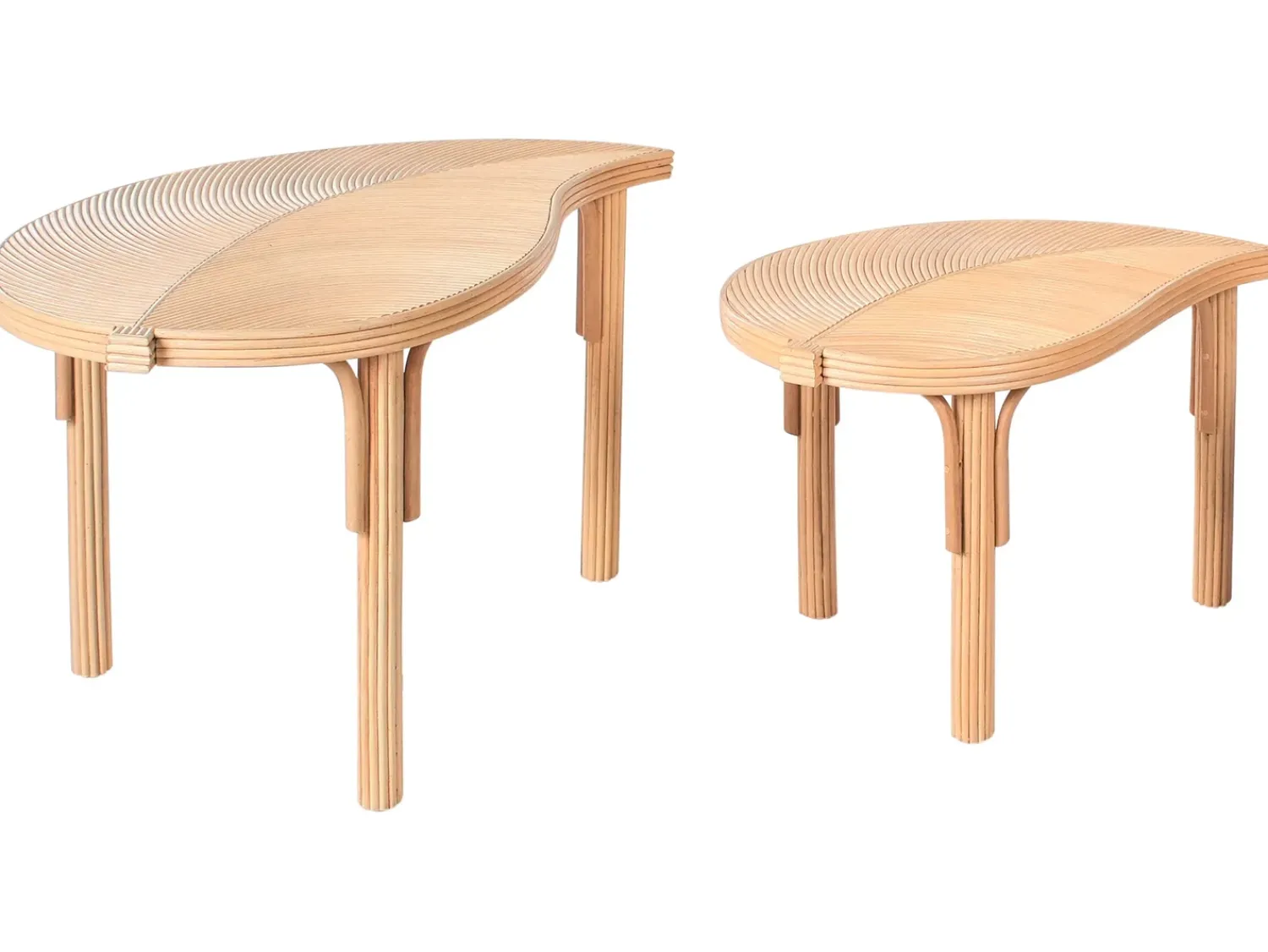 Outlet Beliani PARALIA Rattan Naturale Beige Naturale