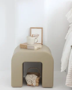 Sale Beliani Set di 2 tavolini MOZIA Verde oliva Beige Beige Verde