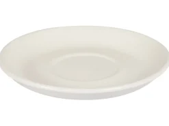 Discount Beliani Set di 4 tazze con piattini CARAWAY Gres porcellanato sporco Bianco