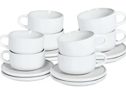 Beliani SESAME Gres porcellanato sporco Bianco