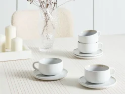Beliani SESAME Gres porcellanato sporco Bianco