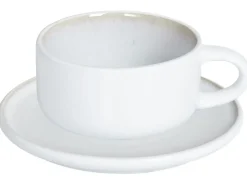 Beliani SESAME Gres porcellanato sporco Bianco