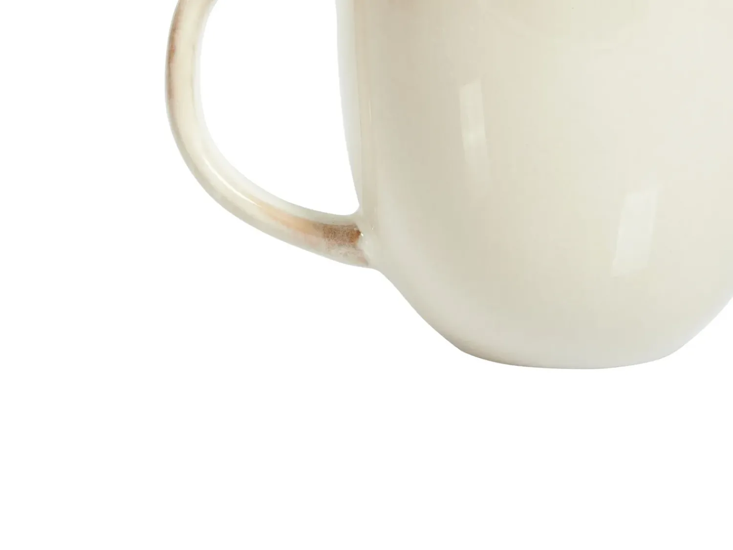 Hot Beliani Set di 4 tazze GINSENG Gres porcellanato chiaro Beige
