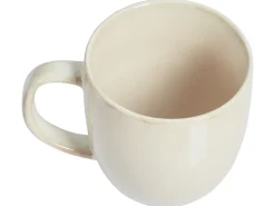 Hot Beliani Set di 4 tazze GINSENG Gres porcellanato chiaro Beige
