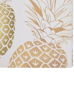 New Beliani Set di 3 tele APESIKA Motivo naturale 30 x 30 cm Oro Rosa Oro Verde