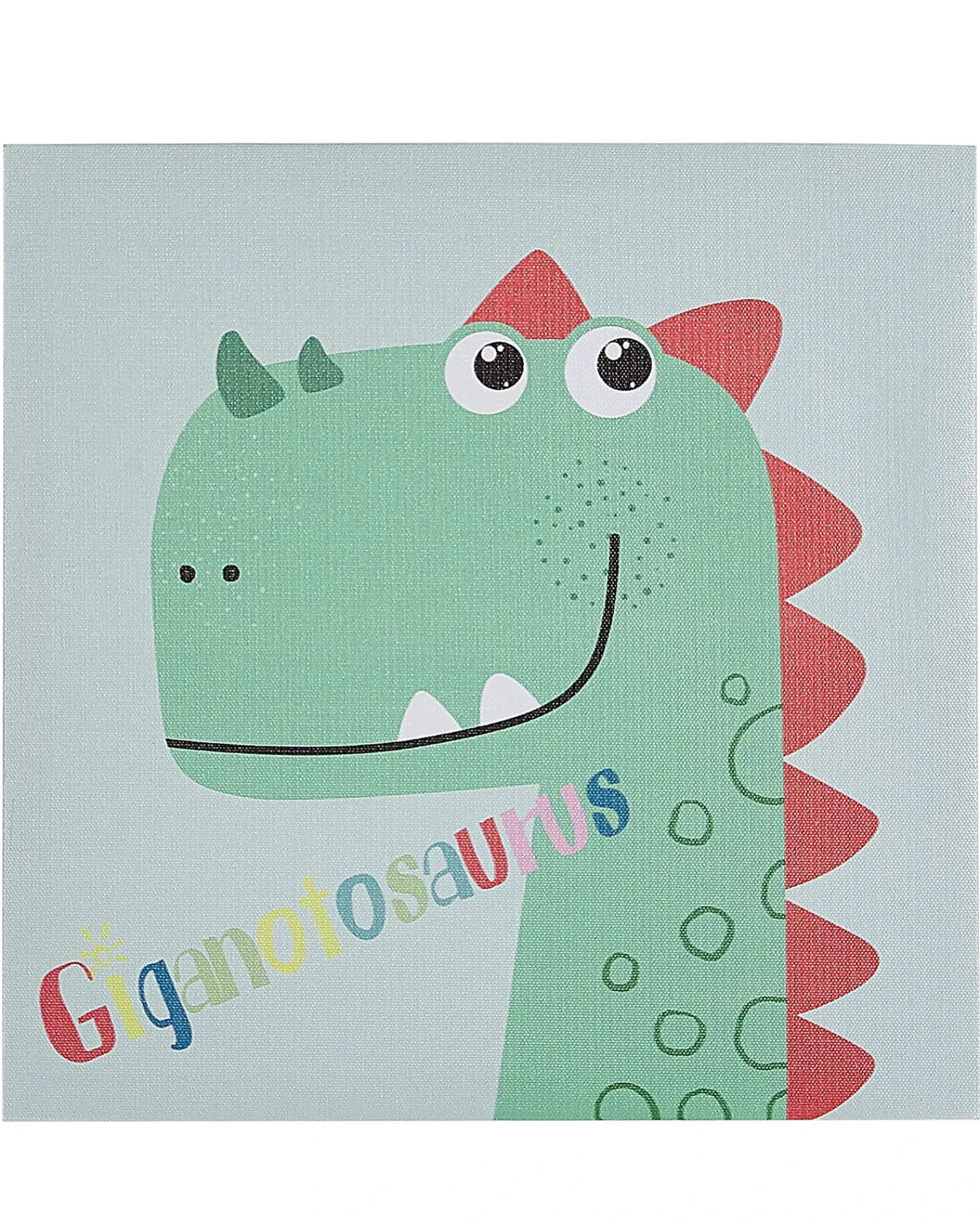 Discount Beliani Set di 3 tele BINGUI Motivo per bambini 30 x 30 cm Multicolore Verde Multicolore