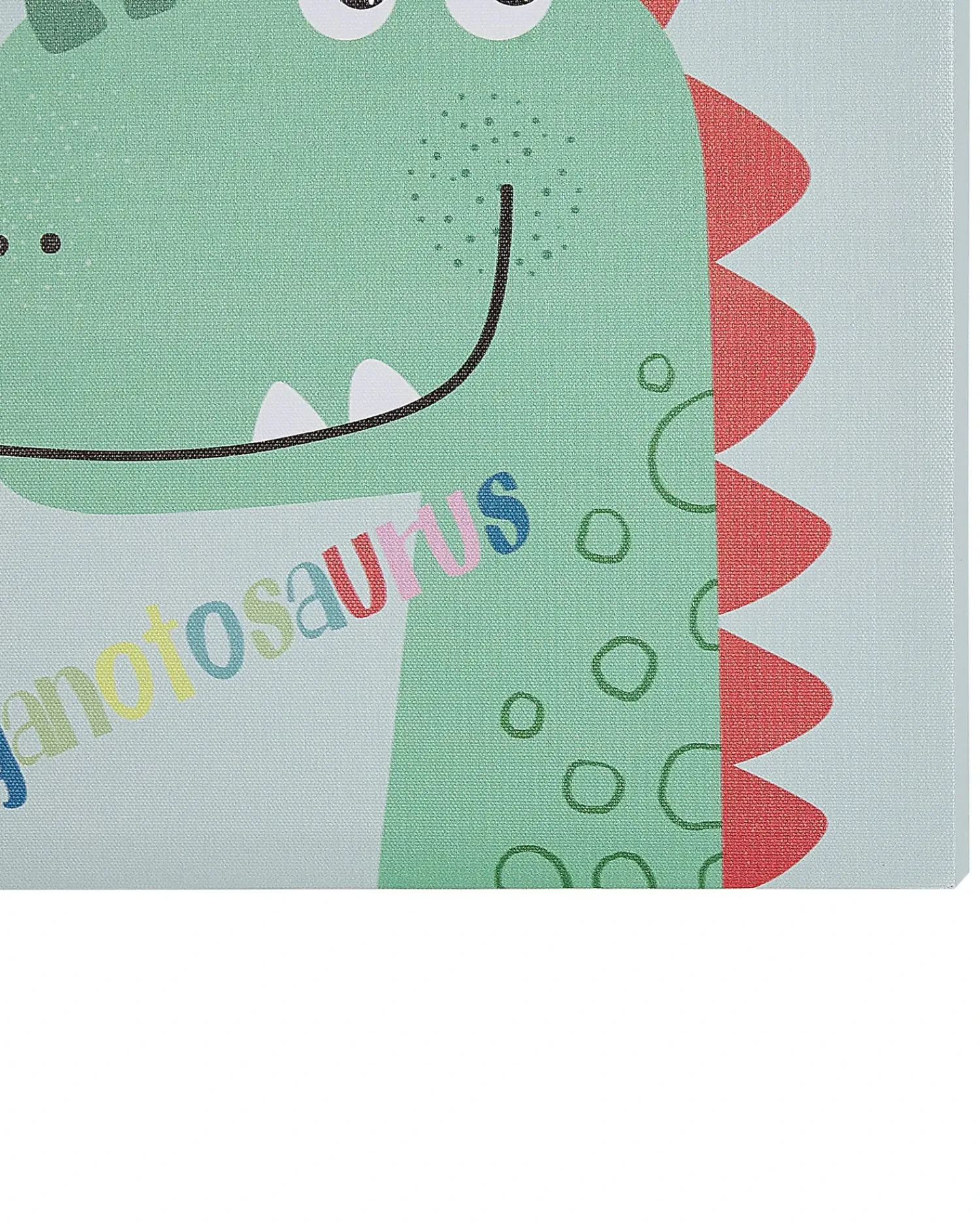 Discount Beliani Set di 3 tele BINGUI Motivo per bambini 30 x 30 cm Multicolore Verde Multicolore