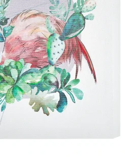 Outlet Beliani Set di 3 tele MENAKA Motivo animale 30 x 30 cm Multicolore