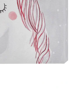 Best Beliani Set di 3 tele TIMIA Motivo animale 30 x 30 cm Grigio Rosa Grigio