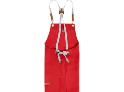 Hot Beliani Set di Tessili da Cucina BRASSICA Rosso Rosso Grigio Marrone