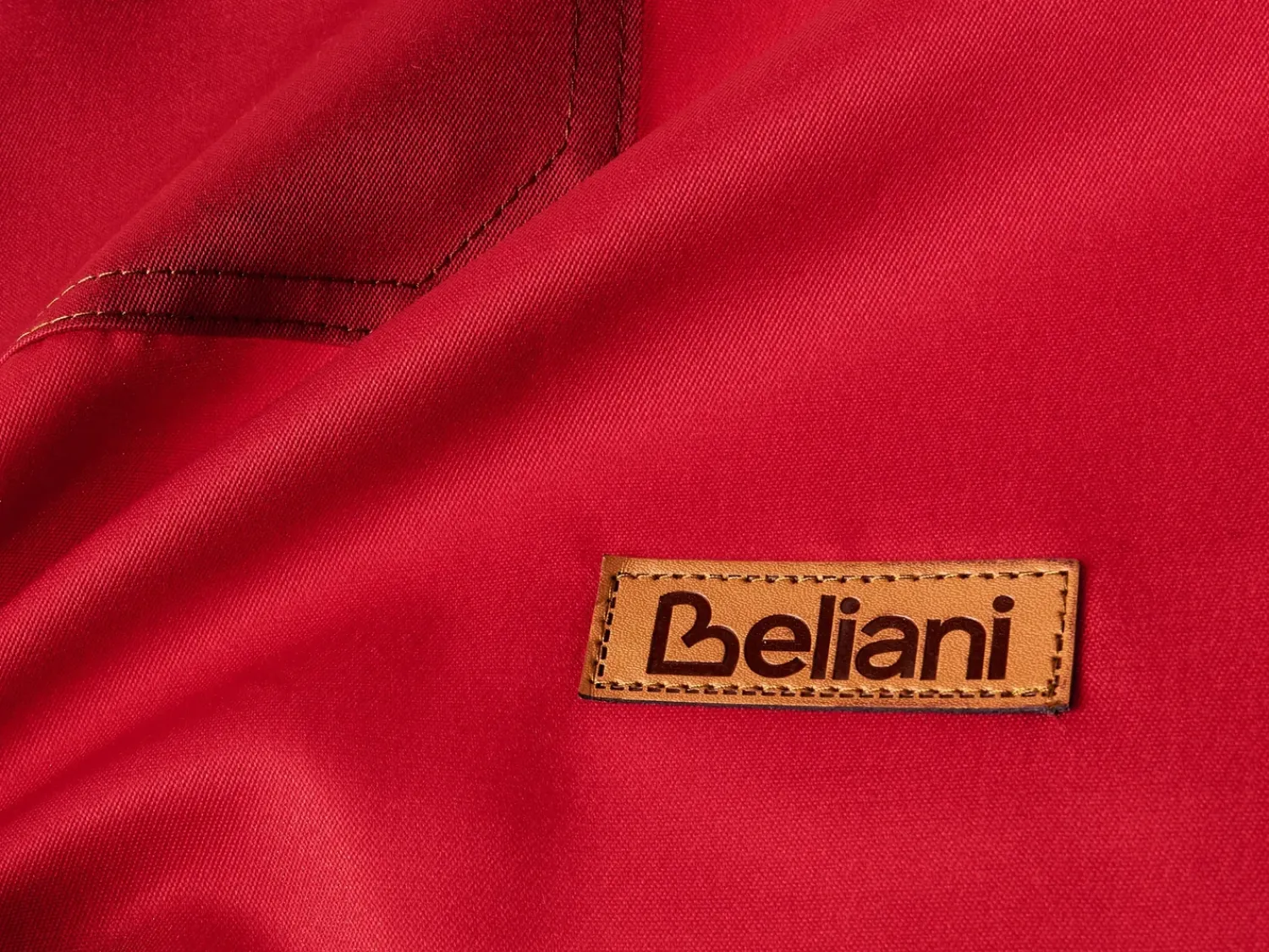 Hot Beliani Set di Tessili da Cucina BRASSICA Rosso Rosso Grigio Marrone