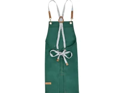 Clearance Beliani Set di Tessili da Cucina BRASSICA Verde Grigio Marrone Verde