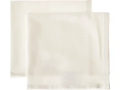 Beliani Set di Tessili da Cucina DAUCUS Marrone Bianco Marrone