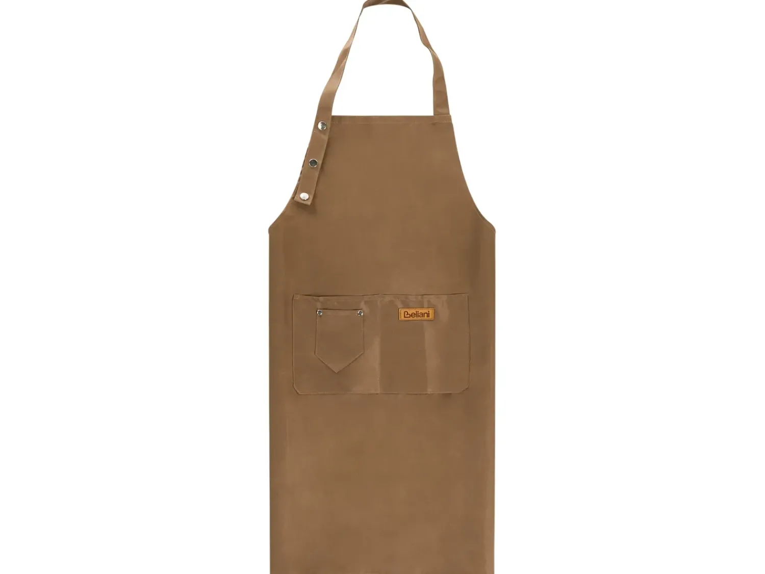 Beliani Set di Tessili da Cucina DAUCUS Marrone Bianco Marrone