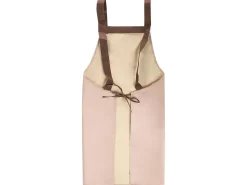 Best Beliani Set di Tessili da Cucina LACTUCA Rosa Rosa Marrone