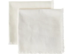 Clearance Beliani Set di Tessili da Cucina LACTUCA Beige Bianco Beige Marrone Nero