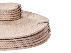 Discount Beliani Set di tovagliette e sottobicchieri MUNTRIES Iuta Naturale