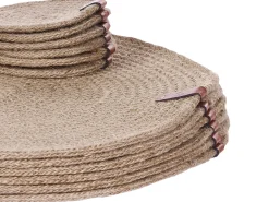 Sale Beliani Set di tovagliette e sottobicchieri BUSHMINT Iuta Naturale