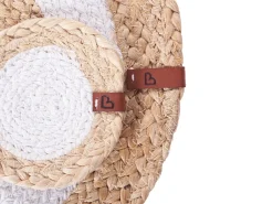 Online Beliani Set di tovagliette e sottobicchieri TUMERIC Iuta Naturale Beige Naturale